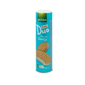 GALLETA SANDWICH GULLON MEGA DUO VAINILLA 500 GR