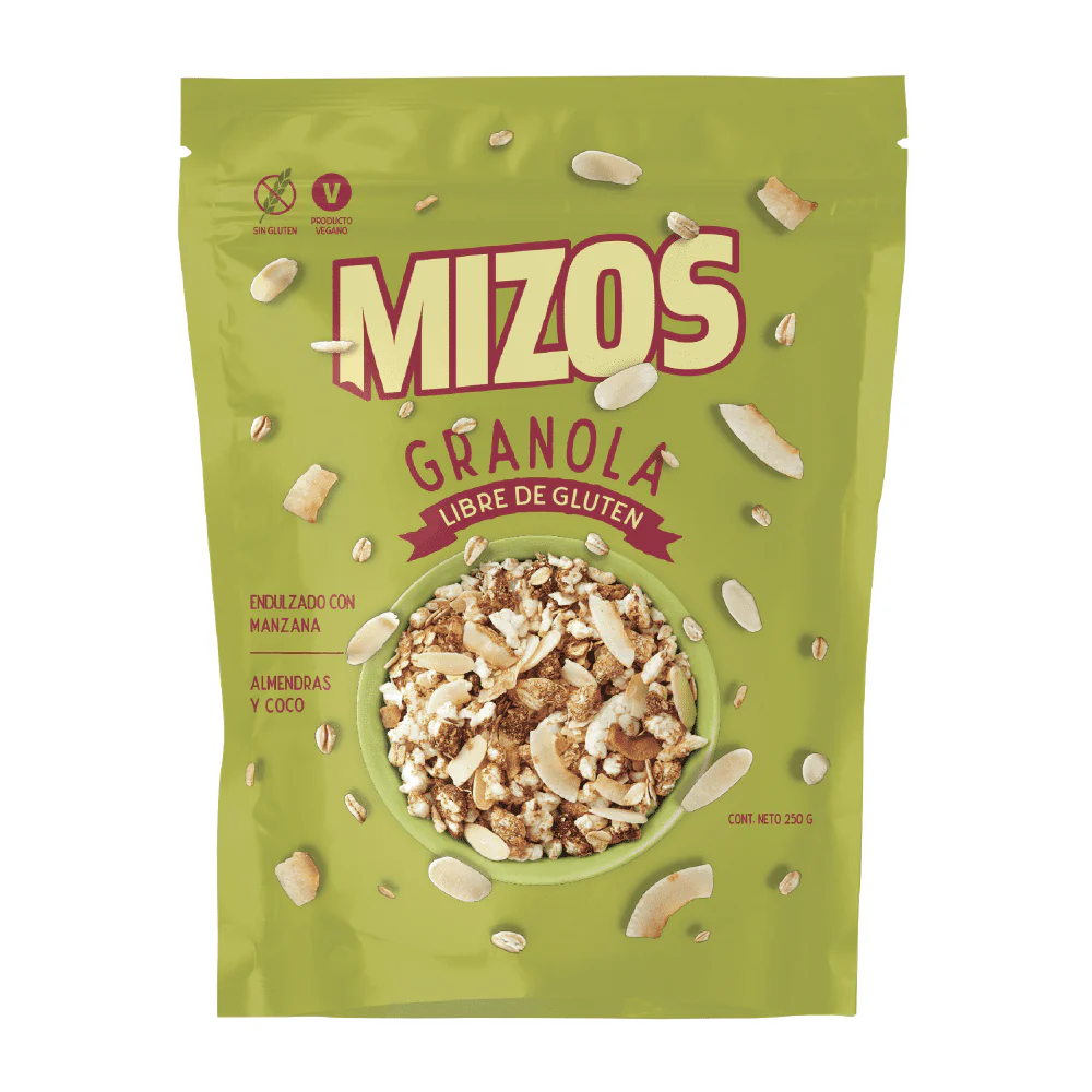 MIZOS GRANOLA ALMENDRA COCO 250 GRS