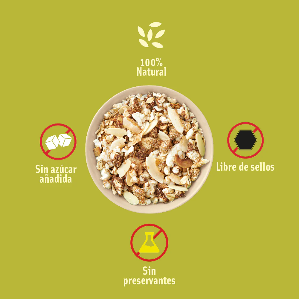 MIZOS GRANOLA ALMENDRA COCO 250 GRS - Imagen 3