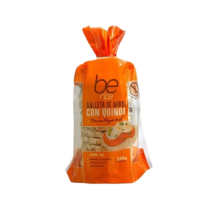 GALLETA BE COOKIES ARROZ QUINOA SALADO 110 GRS.